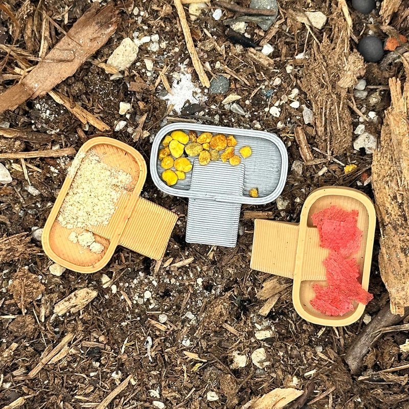 CTWPets Store Isopod 10 Pack Feeding Dish | Isopod Food Tray | Insect Dish | Insect Feeder | (Earth Natural Tones) - Image 4
